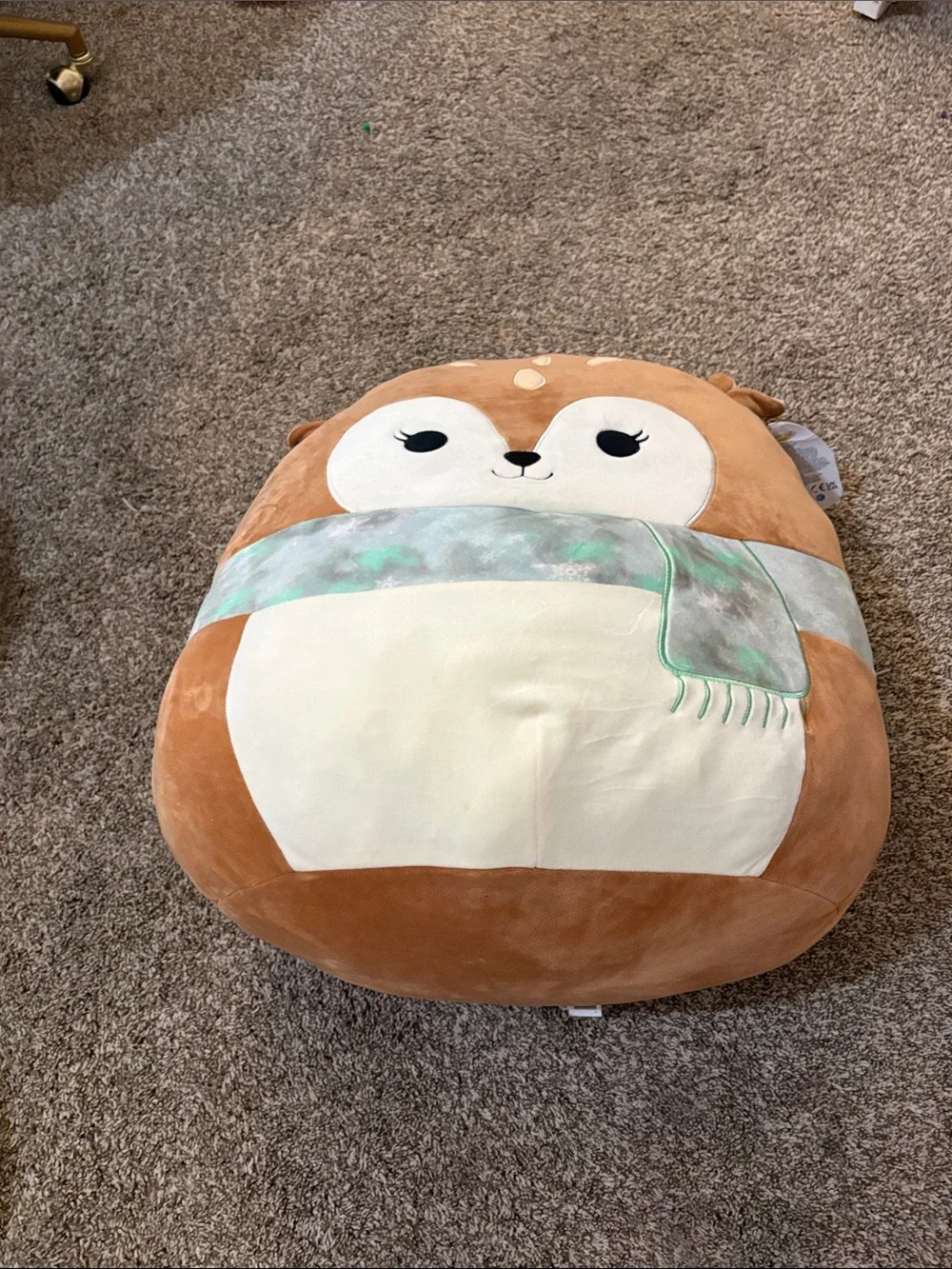 Squishmallows Brown and Cream Deer Plush